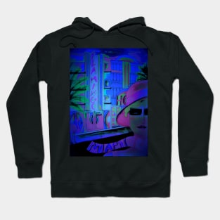 MIAMI NEON BLUE Hoodie